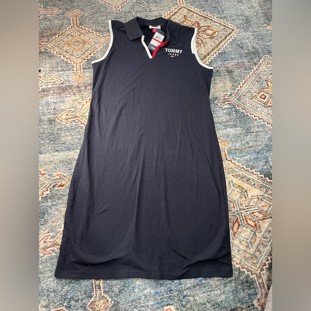 Tommy Hilfiger Navy Sleeveless Dress XS
